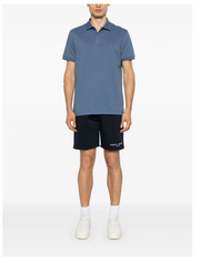 Tommy Hilfiger Polo med Broderet Logo – Himmelblå Klassisk Herrepolo