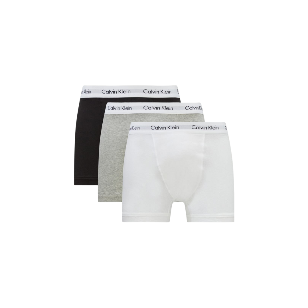 Calvin Klein 3-pak Boxershorts i Grå, Sort og Hvid