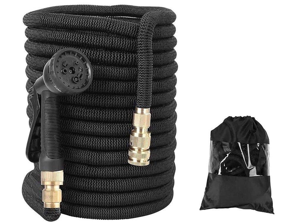 Udvidelig kvalitets Haveslange med vægholder, 3 længder