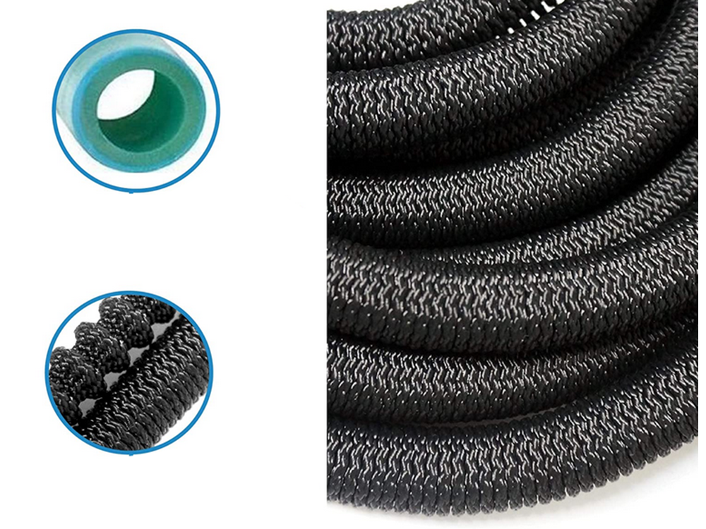 Udvidelig kvalitets Haveslange med vægholder, 3 længder