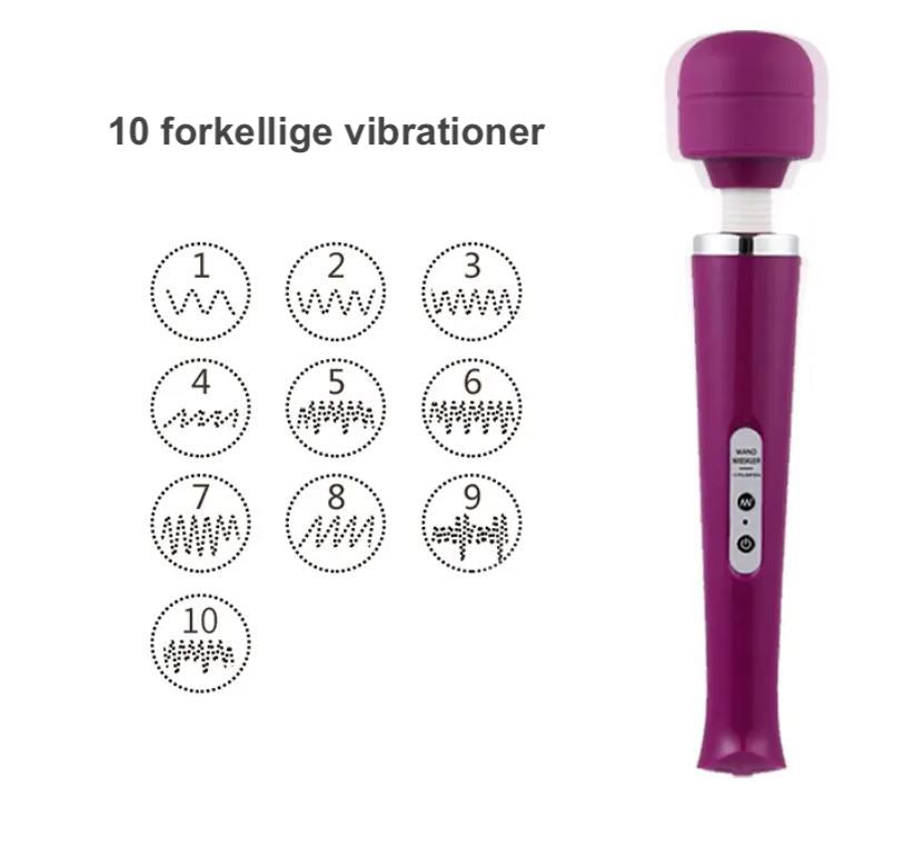 Massage - 10 Indstillinger - Trådløs