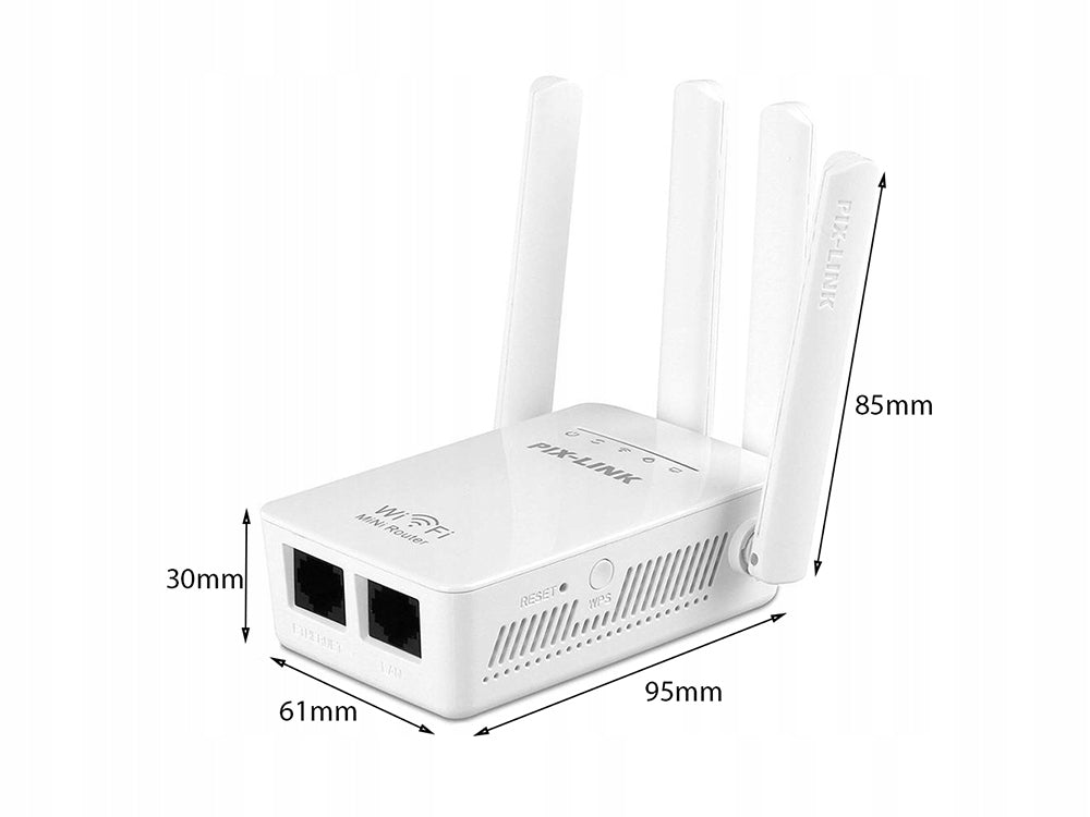 Kraftfuld WiFi-Signal Forstørker 300Mbps - Forøg Din WIFI Rækkevidde