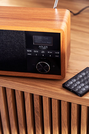Trådløs radio med DAB+, Bluetooth & Alarm