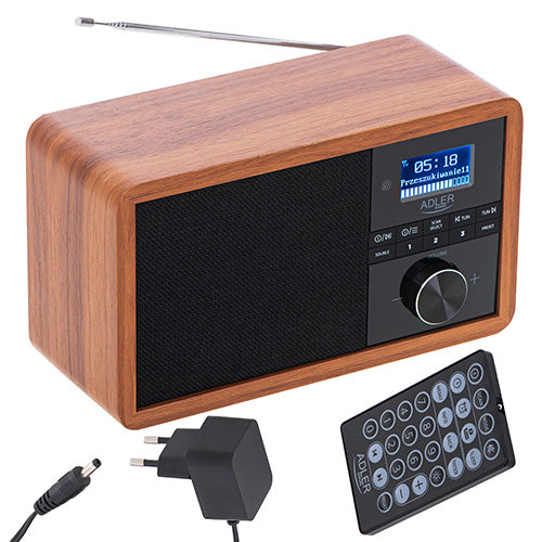 Trådløs radio med DAB+, Bluetooth & Alarm