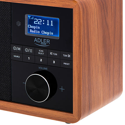 Trådløs radio med DAB+, Bluetooth & Alarm