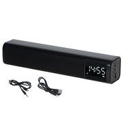 Multifunktionel Bluetooth Soundbar med Ur og Alarm