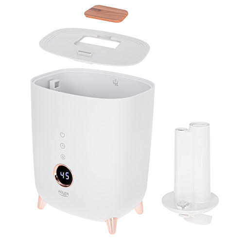 Ultrasonisk Luftfugter med LED Display og Aromaterapi