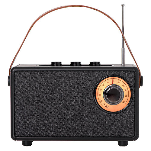 Sort FM Radio med Bluetooth