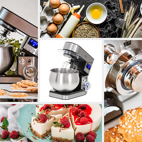 Køkkenmaskine med LCD-skærm - 5 Liter