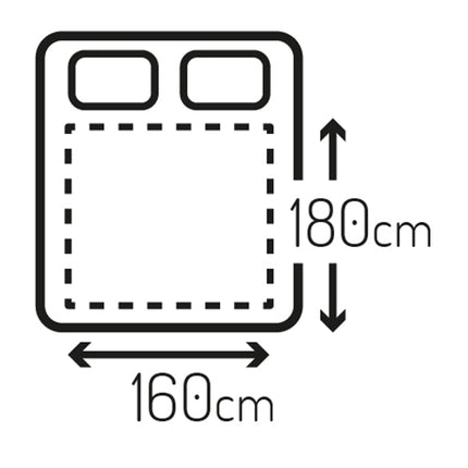 Varmetæppe 160x180 cm – med Timer og 9 varmeindstillinger