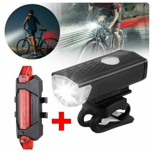 Cykellygte sæt USB LED