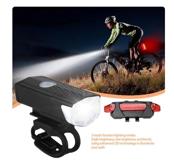 Cykellygte sæt USB LED