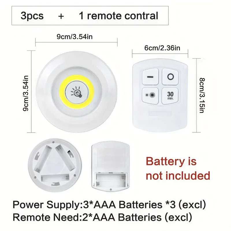 3-Pak LED Belysning