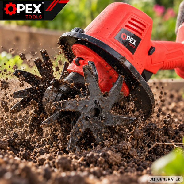 OPEX TOOLS OPX28030 Mini Havefræser 2x 21V Rød og Sort