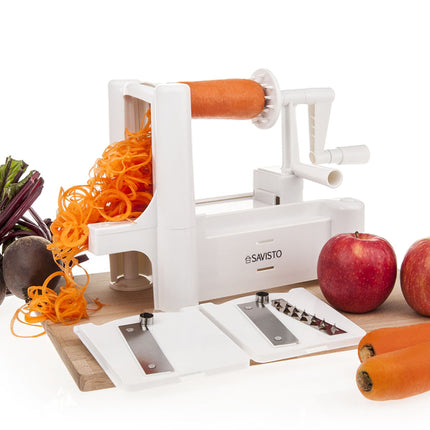 Spiral Slicer – Lav dekorative grøntsagsspiraler og strimler