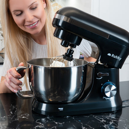 Planetarisk køkkenmaskine 1700W – 4,5L Skål + GRATIS dekorationssæt