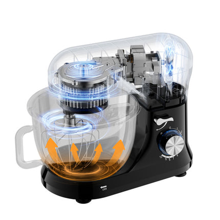 Planetarisk køkkenmaskine 1700W – 4,5L Skål + GRATIS dekorationssæt