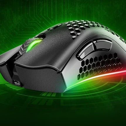 2.4GHz Gaming mus med RGB Lys og Justerbar DPI