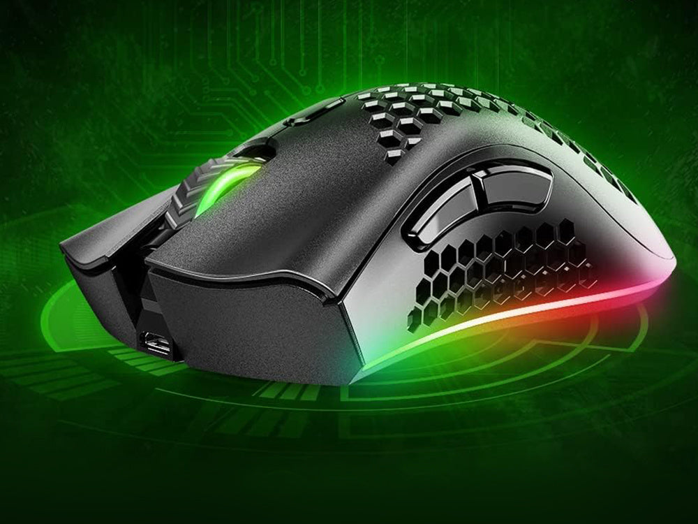 2.4GHz Gaming mus med RGB Lys og Justerbar DPI