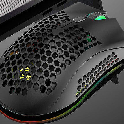 2.4GHz Gaming mus med RGB Lys og Justerbar DPI