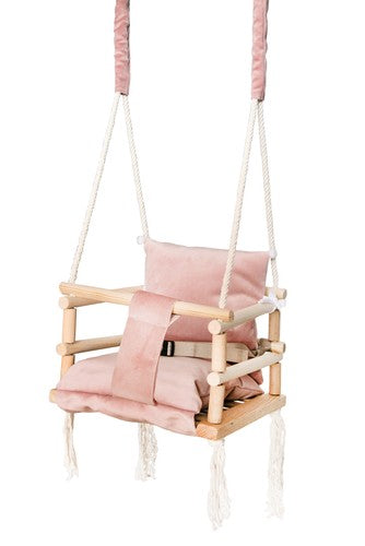 Børne gyngen - Der Vokser med Dit Barn - Pink og Grå