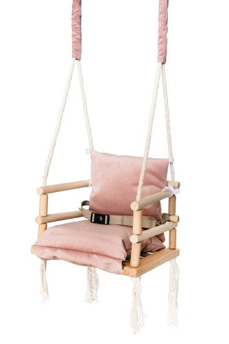 Børne gyngen - Der Vokser med Dit Barn - Pink og Grå
