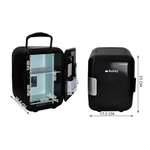 Mini Køleskab 4L med Køle- og Varmefunktion