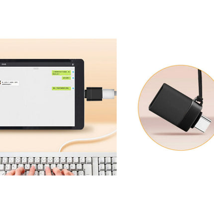 Adapter USB-C til USB 3.0 Sort