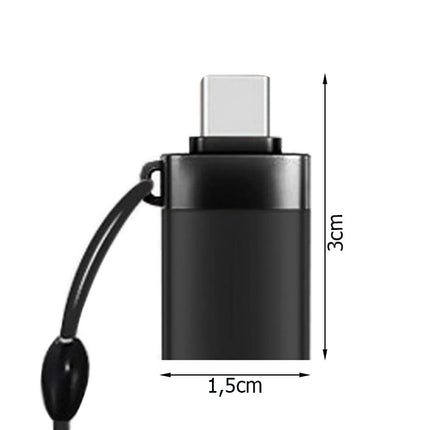 Adapter USB-C til USB 3.0 Sort
