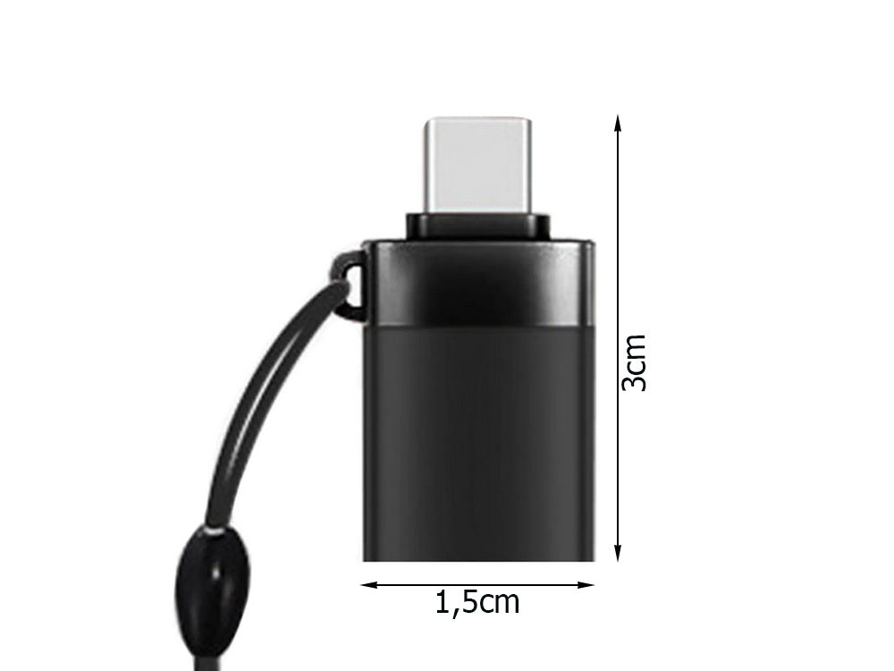 Adapter USB-C til USB 3.0 Sort