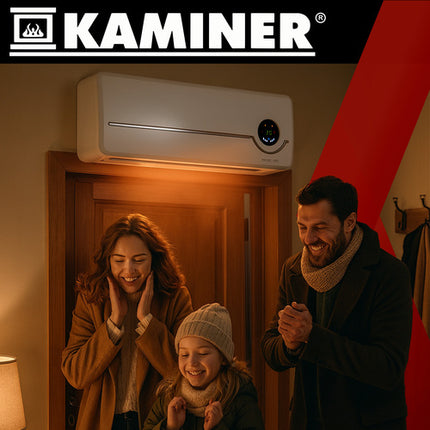 Varmeblæser 2000W med Wi-Fi & Fjernbetjening – Smart Væghængt Varmeblæser