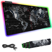 XXXL Gaming musemåtte med LED Lys – 90x40 cm