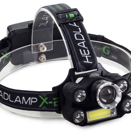 Kraftig Pandelampe - 5x LED, 400m Rækkevidde