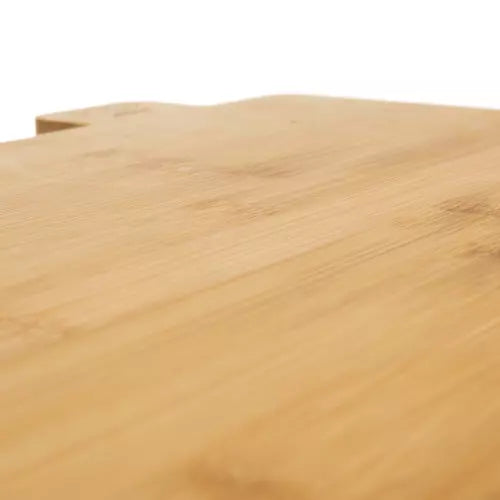 Bambus Skærebræt Sæt med 4 Stykker + Holder