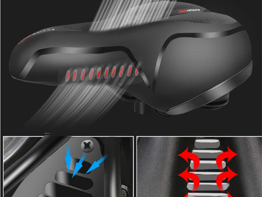 Sports cykelsadel: Ultra-Komfort med Refleks & Ventilation