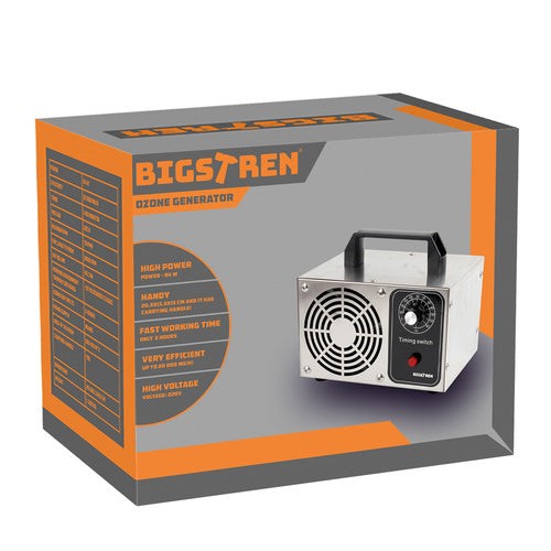 Ozon Generator, bærbar, til rensning af rum og biler – 20.000 mg/h