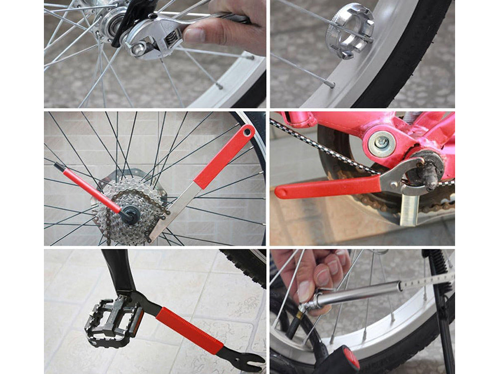 Cykel værktøjssæt 44 Dele i Praktisk Kuffert