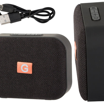 Kompakt Trådløs Bluetooth Højttaler med FM Radio