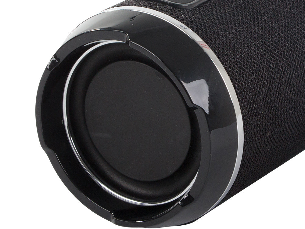 Trådløs Bluetooth Boombox Højttaler med USB, AUX & microSD – Sort