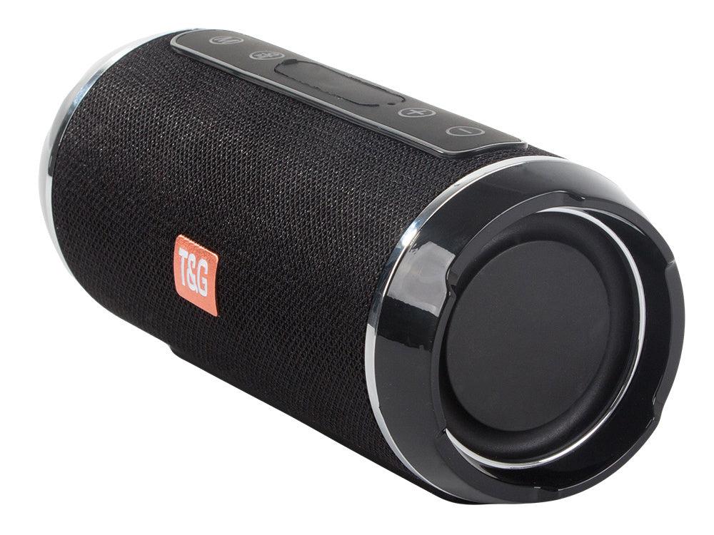 Trådløs Bluetooth Boombox Højttaler med USB, AUX & microSD – Sort