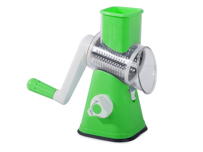 Grøntsagssnitter, 3-i-1 med Tromler og Sugekop – 23 cm