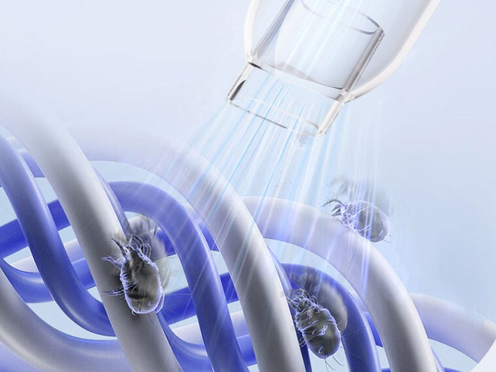 Trådløs støvsuger til bil og hjem – 120W Turbo med 6 dyser og blæsefunktion