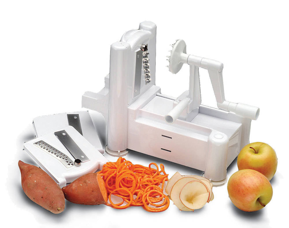Spiral Slicer – Lav dekorative grøntsagsspiraler og strimler