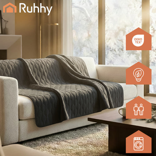 Varmetæppe 180 x 130 cm, med Fjernbetjening