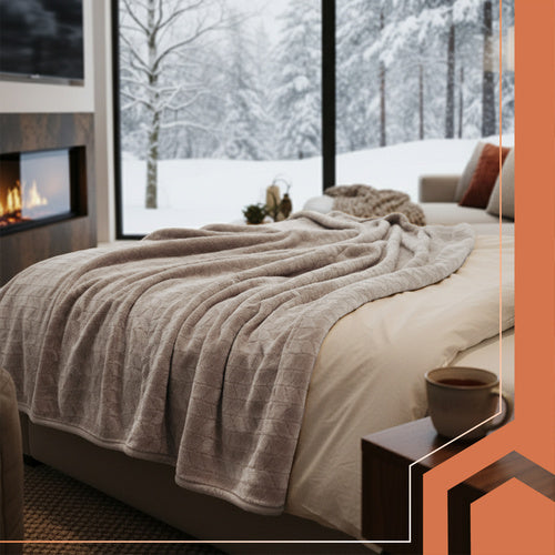 Varmetæppe  180 x 130 cm, med Fjernbetjening, 10 Varmeindstillinger, OEKO-TEX® Certificeret