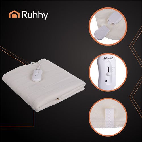 Varmeunderlag 190x80 cm, enkelt – Blødt, Varmende & Med Fjernbetjening