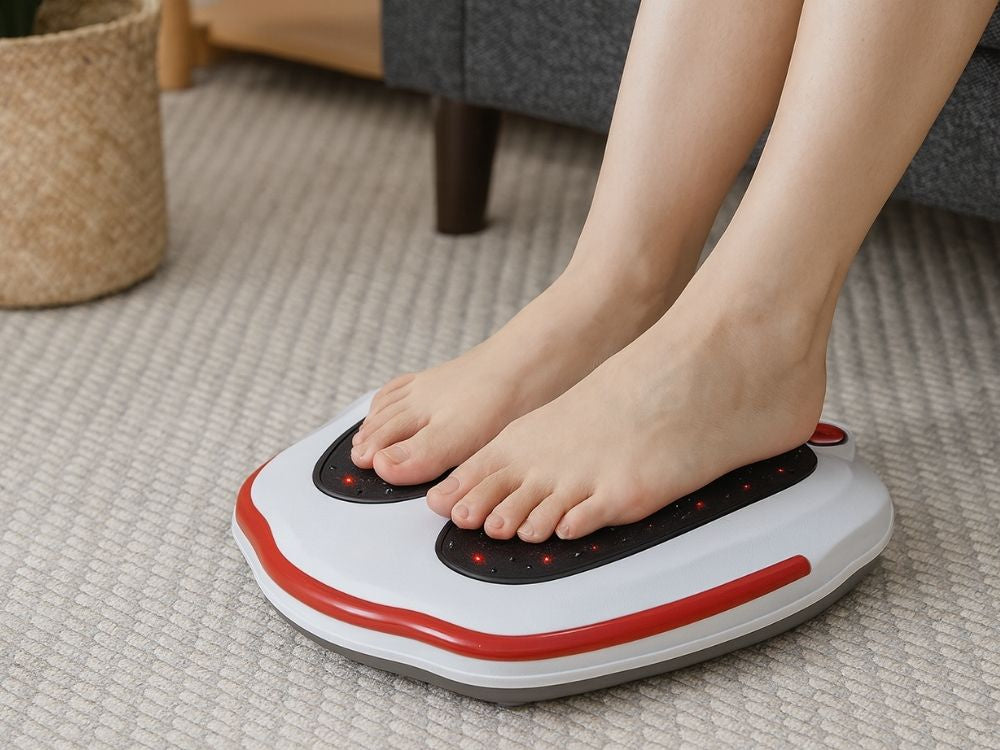 Fodmassager med Varme & Vibration – Justerbar Intensitet