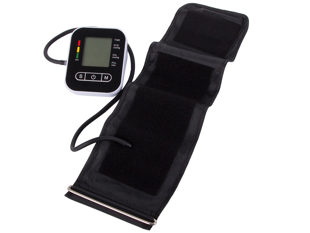 Elektronisk Blodtryksmåler til Overarm – LCD Display & Anti-Skrid Base