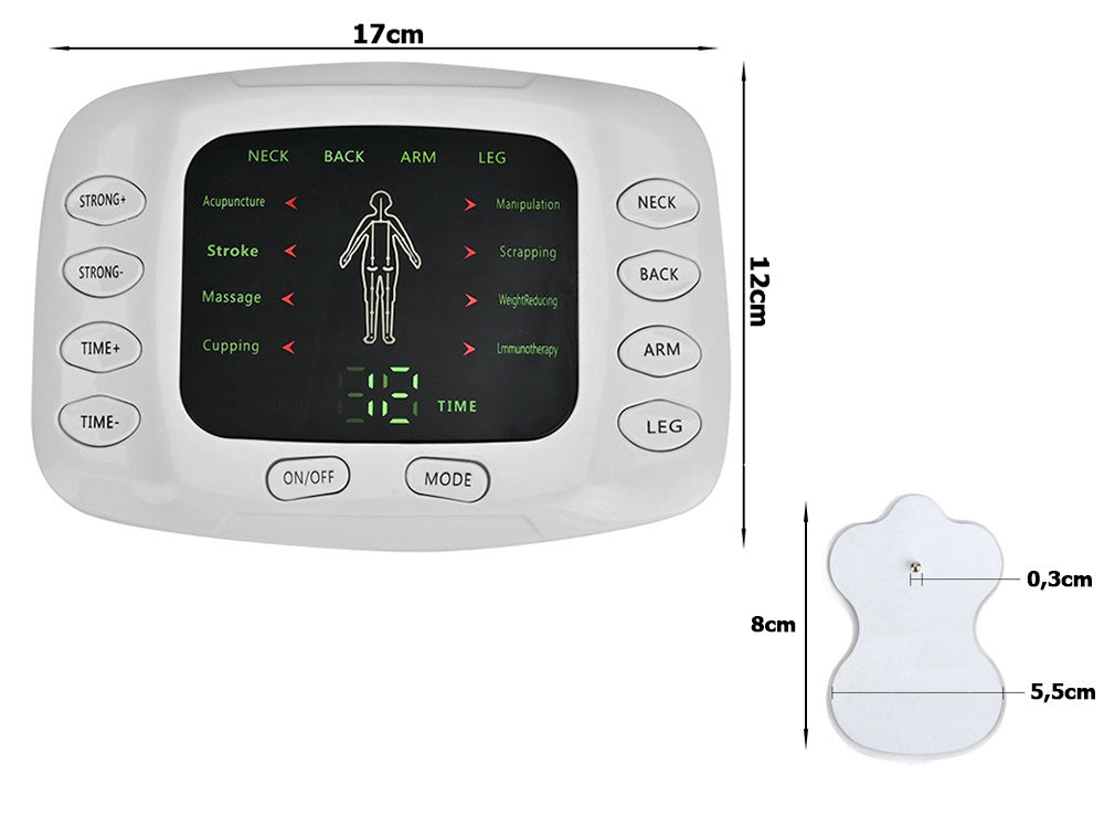 EMS Elektrostimulator med Akupressur-Sandaler – Muskel- & nervemassage til hele kroppen
