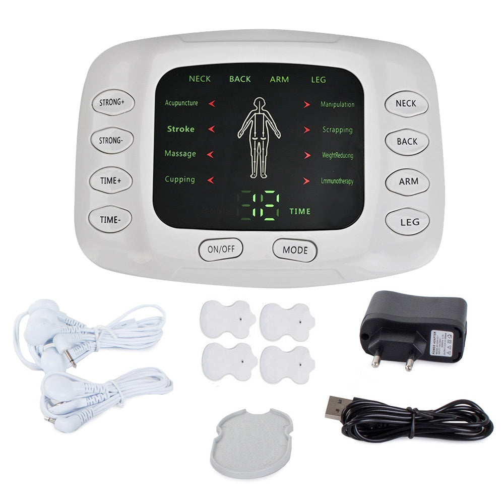 Elektrostimulator til muskler EMS & TENS – Med display, 8 programmer og justerbar intensitet